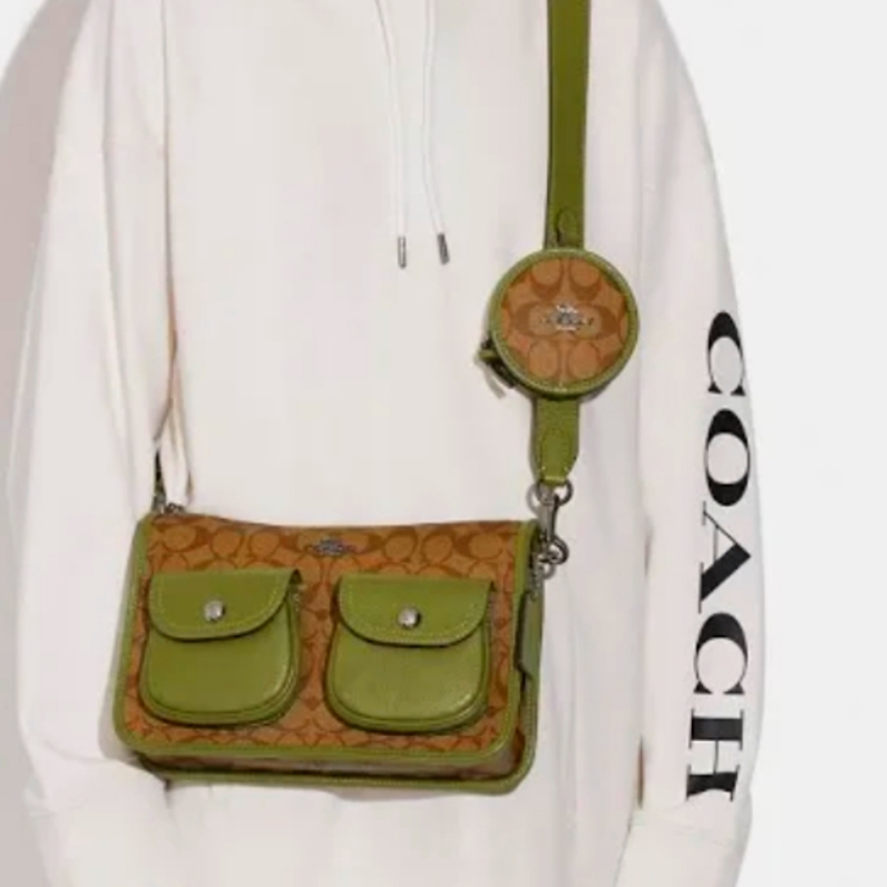Pennie Crossbody With Coin Case In Signature Canvas